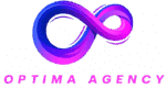 Logo moderne d'Optima Agency